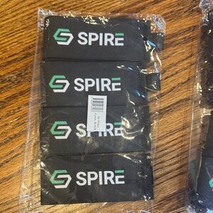 SPIRE Black Ski Straps (Set)